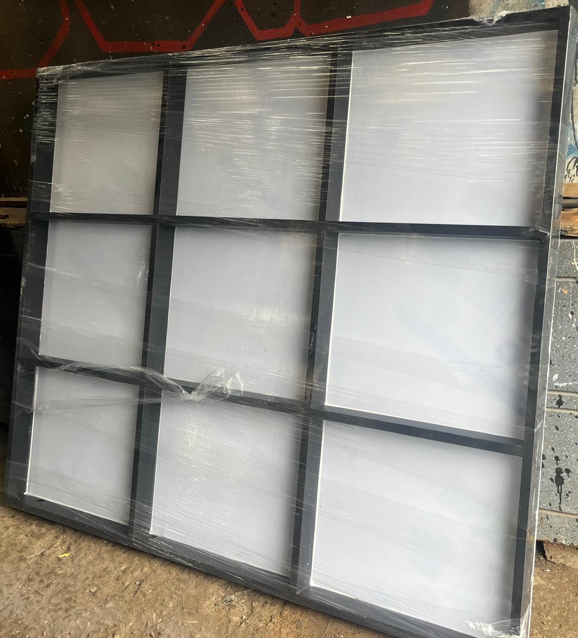 Ashwoodcreations - Pre-assembled Metal Multiwall Awning - 1m 1.5m