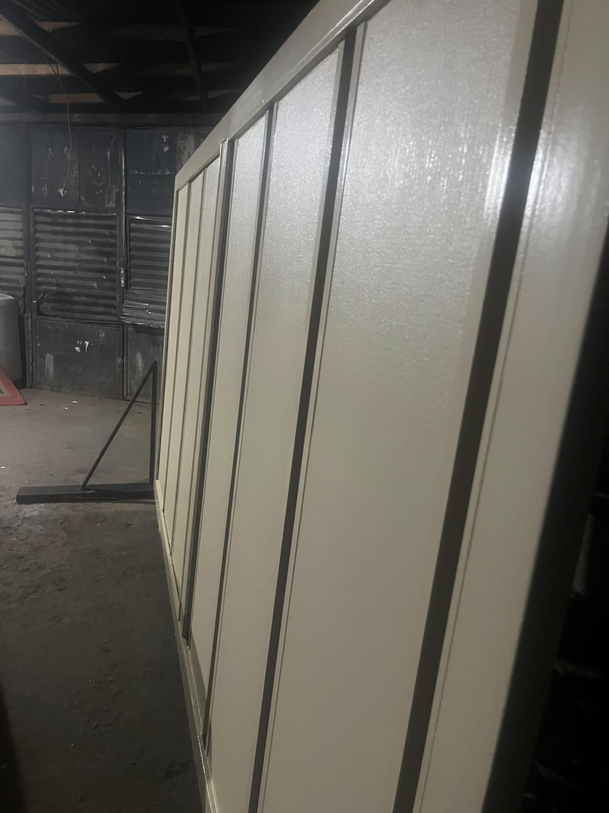 Modern Vertical Slat Steel Sliding Gate