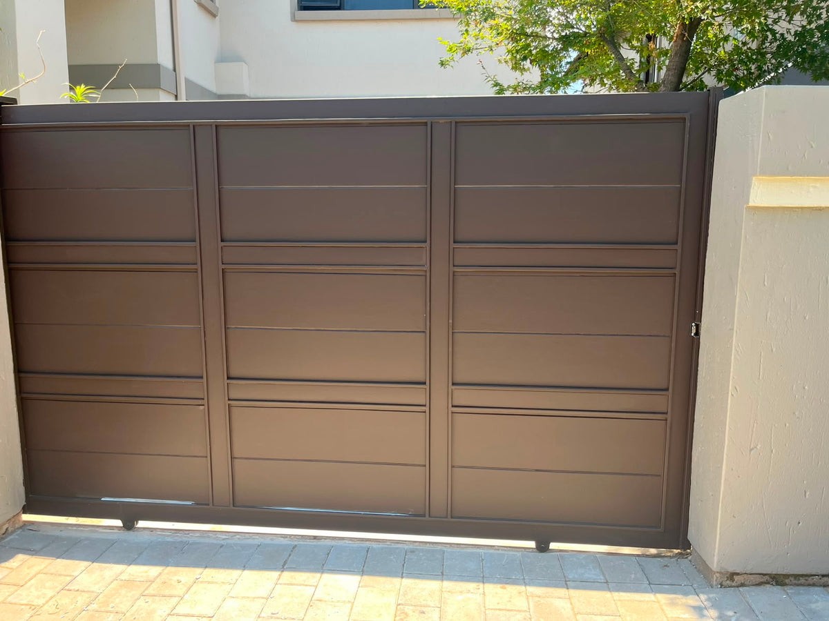 Contemporary Steel Sliding Gate