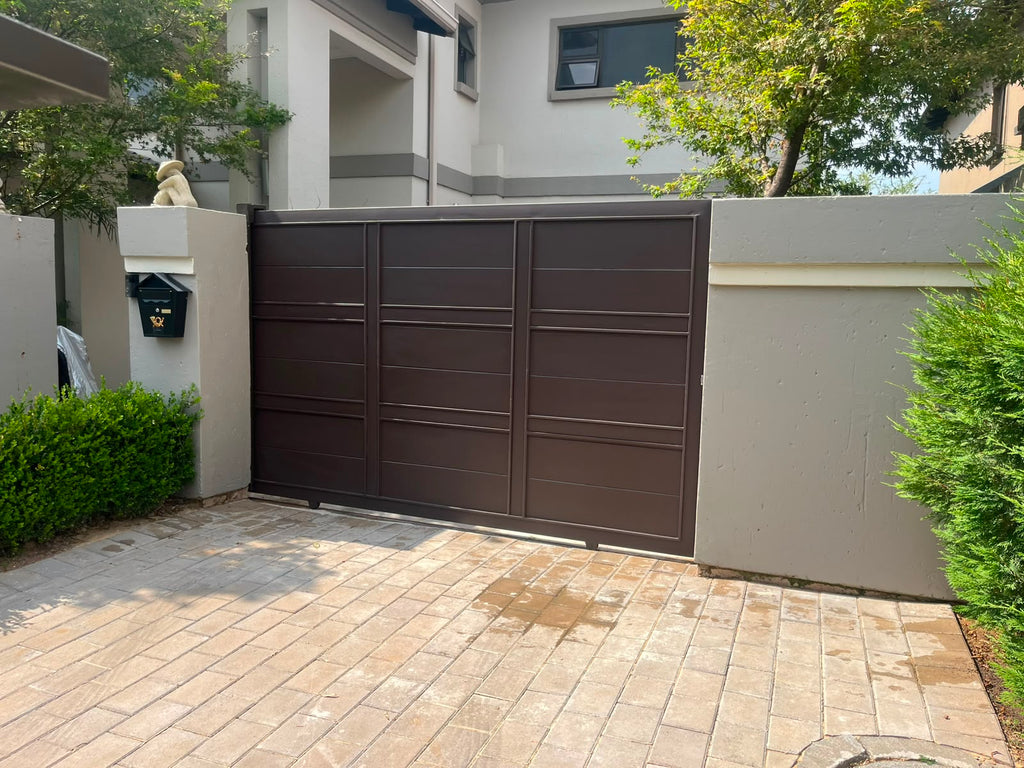 Contemporary Steel Sliding Gate