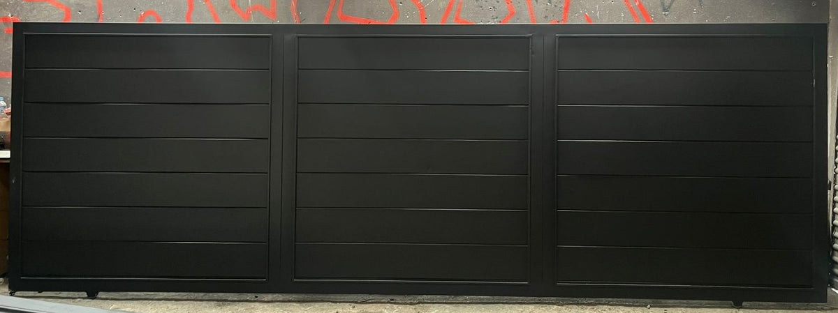 Ashwood Horizontal slat gate