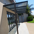 Ashwoodcreations - Pre-assembled Metal Multiwall Awning - 1m x2.4m